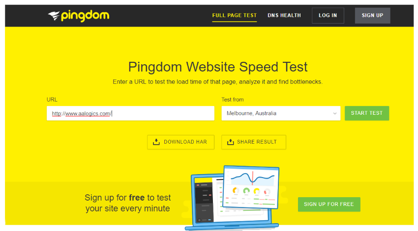 page speed
